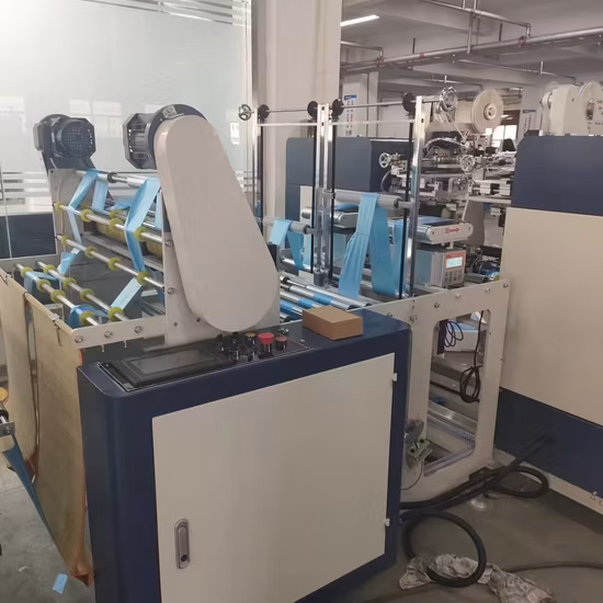 Sac poubelle en plastique biodégradable automatique, sac poubelle en amidon de maïs PLA Pbat, sac scellé en étoile sur rouleau, Machine de fabrication