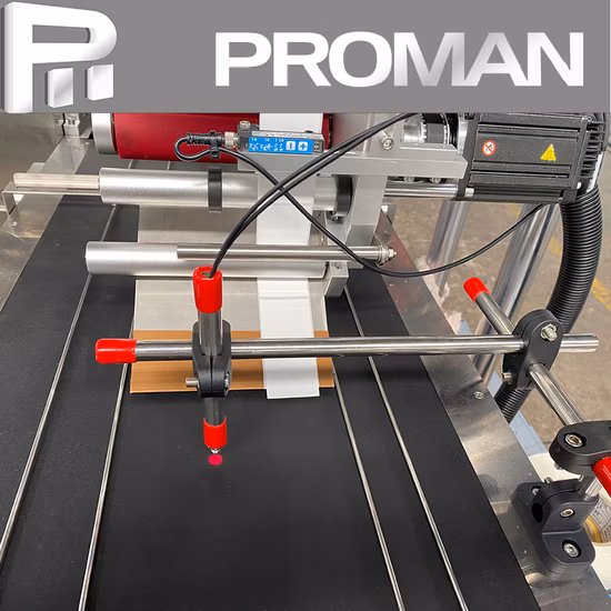 Machine d'étiquetage automatique d'autocollants de bouteilles en plastique carrées et plates, double face avant et arrière