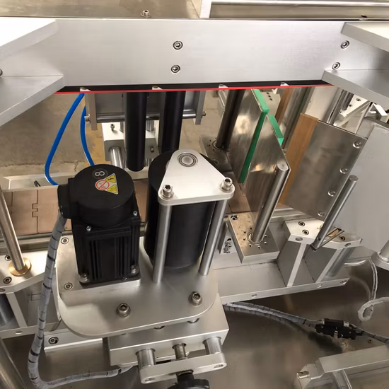 Machine d'étiquetage automatique Double face, applicateur d'étiquettes autocollantes à Surface plane, pour bouteille de détergent à lessive